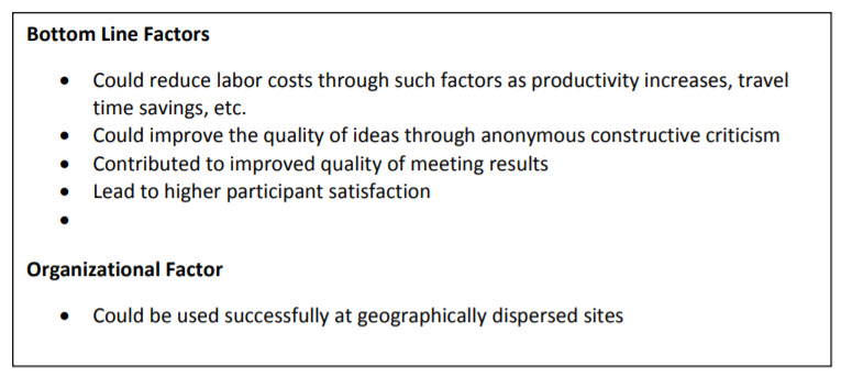 Figure 2: Bottom Line and Organizational Factors Figure 2: Bottom Line and Organizational Factors